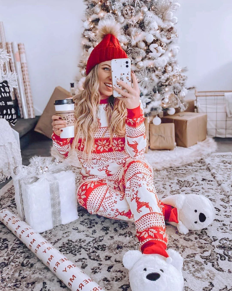 Christmas Pajamas Fall Family Set - Staying in for the holiday?